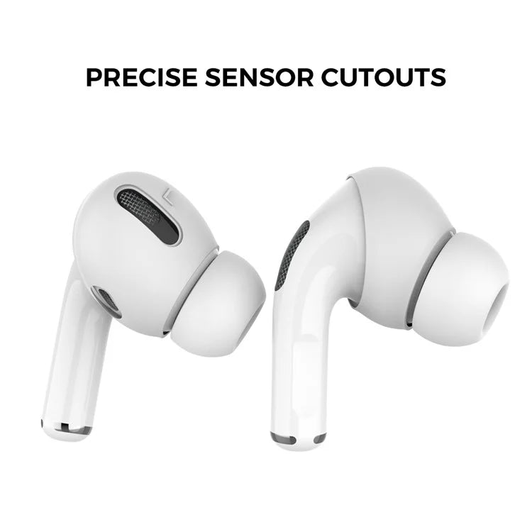 AHASTYLE PT76-PRO For Apple AirPods Pro 1 Pair Size S Soft Silicone Sleeve Slim Earbuds Cover