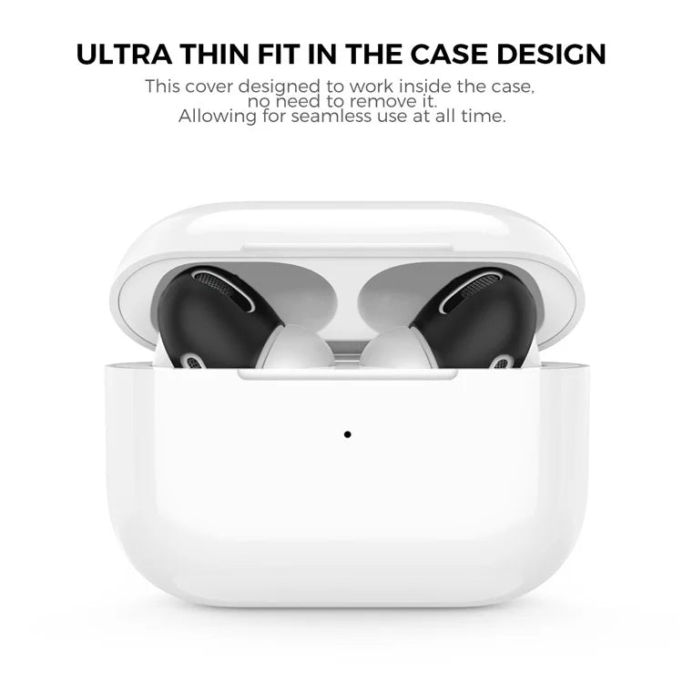 AHASTYLE PT76-PRO For Apple AirPods Pro 1 Pair Size L Earphone Silicone Sleeve Slim Earbuds Cover