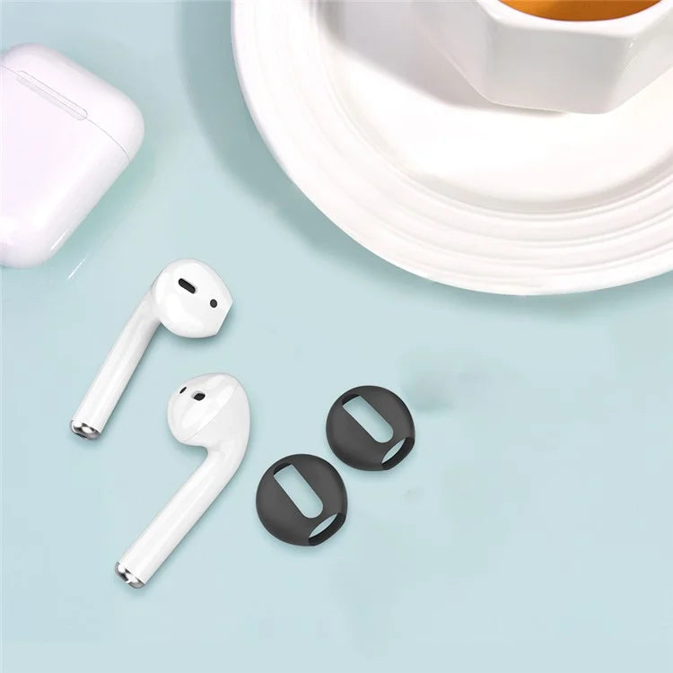 AHASTYLE PT76 For Apple AirPods 1 / 2 1 Pair Size L Slim Earbuds Cover Earphone Silicone Sleeve