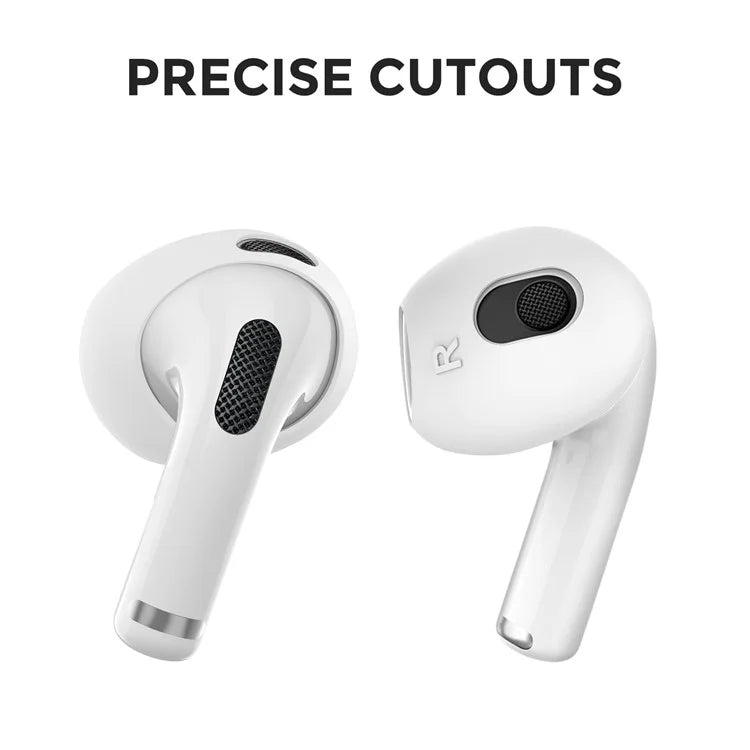 AHASTYLE PT76-3 1 Pairs Slim Ear Cover for Apple AirPods 3 Silicone Ear Tips, L