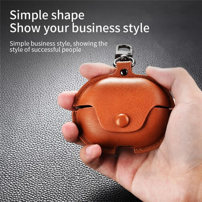 For Huawei FreeClip Earphone Case PU Leather Bluetooth Headset Charging Bin Sleeve