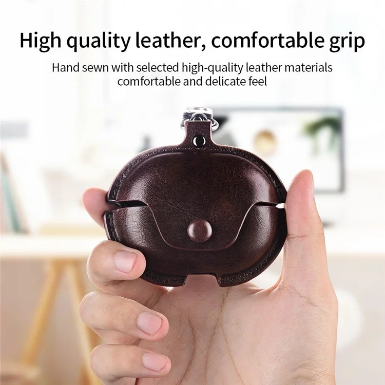 For Huawei FreeClip Earphone Case PU Leather Bluetooth Headset Charging Bin Sleeve