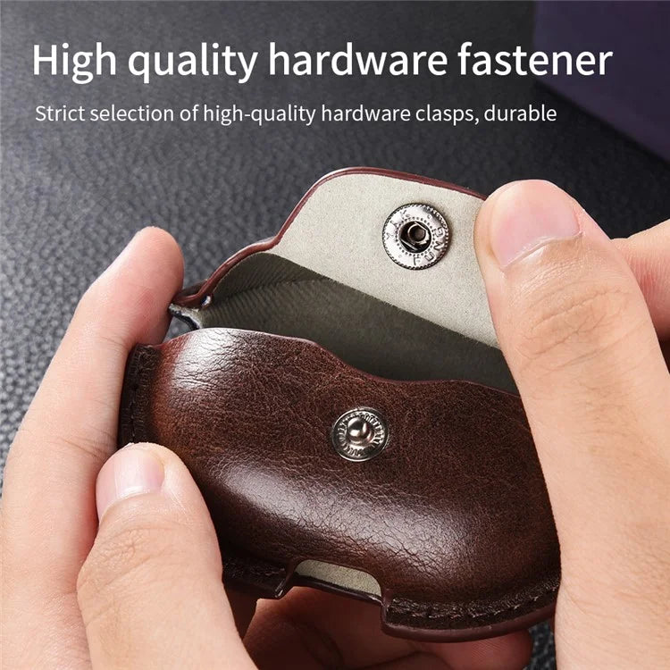 For Huawei FreeClip Earphone Case PU Leather Bluetooth Headset Charging Bin Sleeve