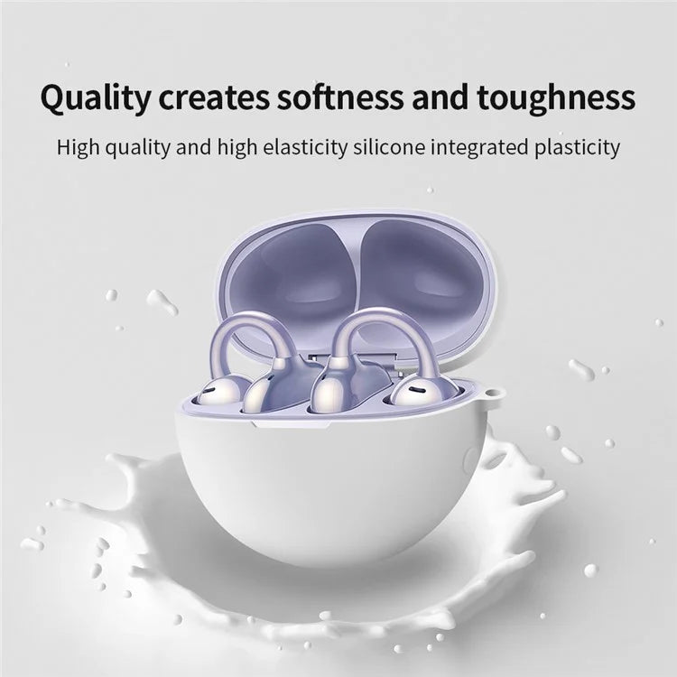 For HUAWEI FreeClip TWS Earphone Silicone Protective Case Anti-drop Cover