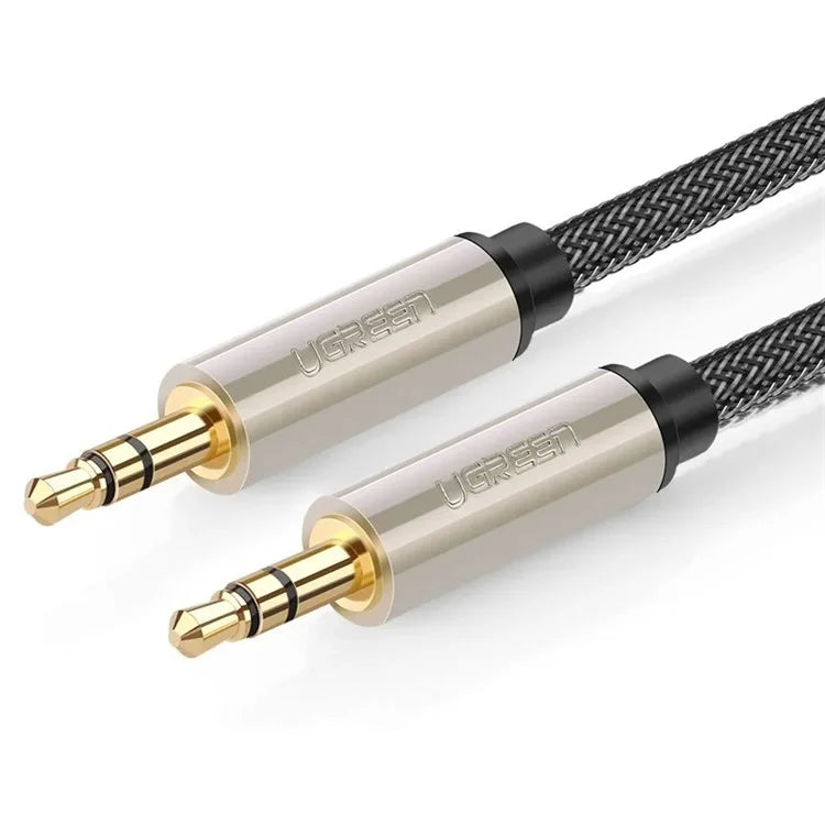UGREEN 40782 3m Braided Audio Cable 3.5mm Male to Male AUX Extension Cord for Speaker TV