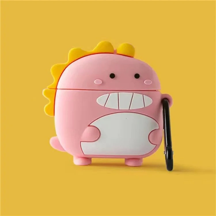 For Pro 4 Bluetooth Earphone Cover Cute Cartoon Silicone Case Anti-scratch Protector