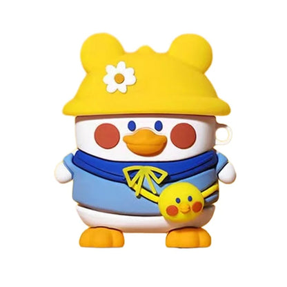 For Pro 4 Bluetooth Earphone Cover Cute Cartoon Silicone Case Anti-scratch Protector