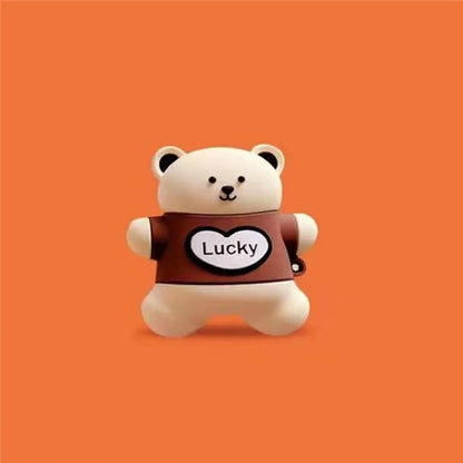 For Pro 4 Bluetooth Earphone Cover Cute Cartoon Silicone Case Anti-scratch Protector