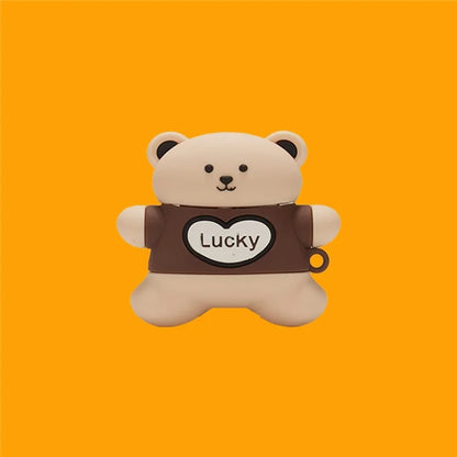 For Pro 4 Bluetooth Earphone Cover Cute Cartoon Silicone Case Anti-scratch Protector