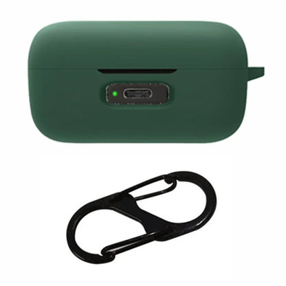 For MOMENTUM True Wireless 4 Earphone Case Silicone Protective Cover with Carabiner