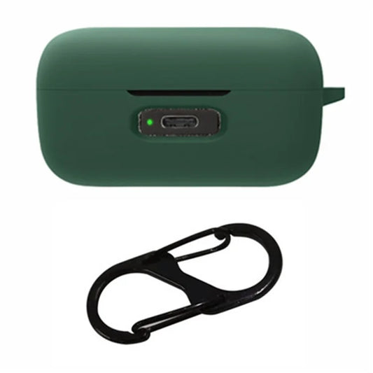 For MOMENTUM True Wireless 4 Earphone Case Silicone Protective Cover with Carabiner