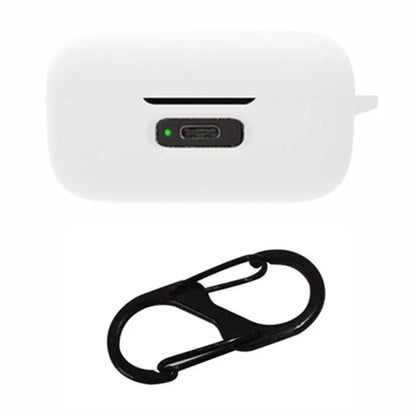 For MOMENTUM True Wireless 4 Earphone Case Silicone Protective Cover with Carabiner