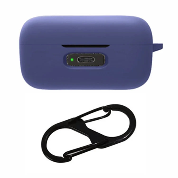 For MOMENTUM True Wireless 4 Earphone Case Silicone Protective Cover with Carabiner