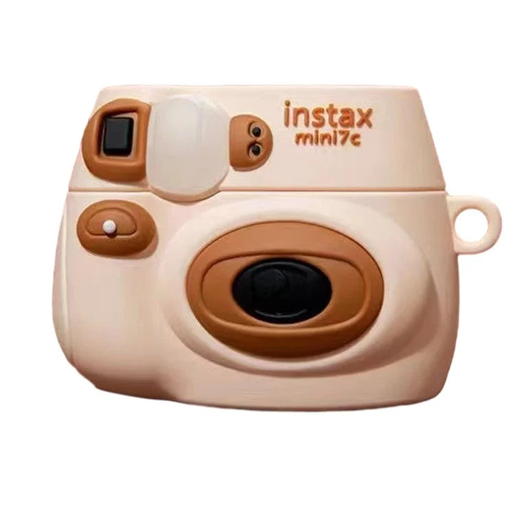 No.3 For Baseus W04 Headset Case Cartoon Camera Shape Silicone Earphone Protection Cover