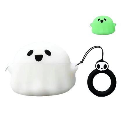 For Baseus W04 Lovely Cartoon TWS Earphone Anti-drop Case Soft Silicone Cover