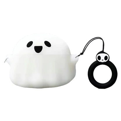 For Baseus WM02 Bluetooth Earphone Protection Cover Cartoon Design Silicone Anti-drop Case