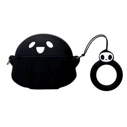 For Baseus WM02 Bluetooth Earphone Protection Cover Cartoon Design Silicone Anti-drop Case