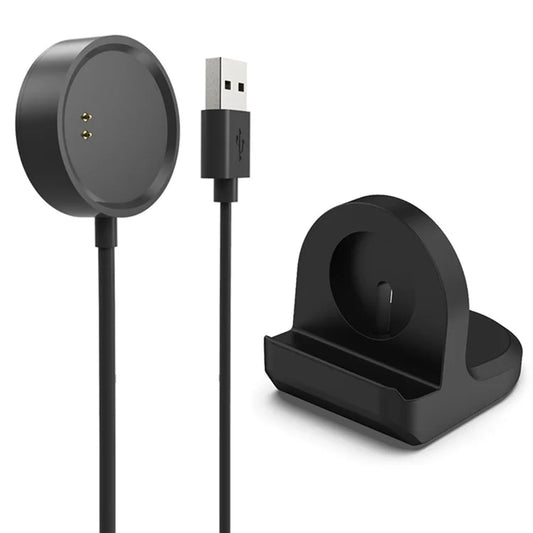For Realme Watch RMA161 Cable Charging Pad Smartwatch Charger with Silicone Display Holder