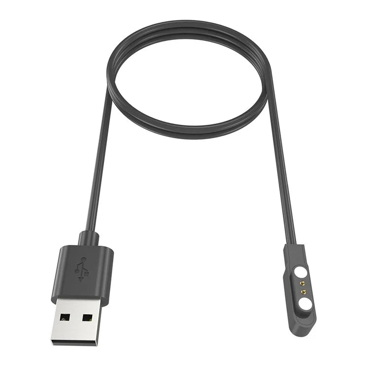 For QCY Watch GTC / Watch WA22GTCA USB 60CM Cable Magnetic Watch Charger Charging Dock