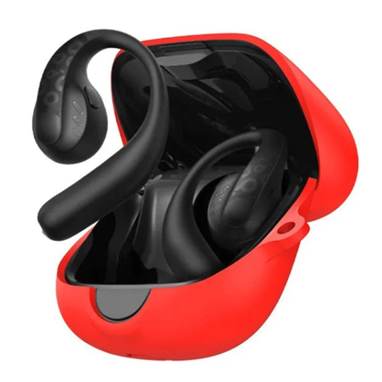 For Anker Soundcore AeroFit Pro Silicone Cover Bluetooth Earphone Charging Bin Sleeve