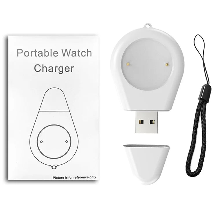 For Honor Watch GS 4 Waterdrop Shape USB Charger Smart Watch Portable Charging Dock
