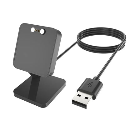 For QCY Watch GTC / Watch WA22GTCA Magnetic Charging Stand Wireless Charger Station with 100cm USB Cable