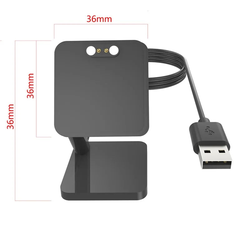 For QCY Watch GTC / Watch WA22GTCA Magnetic Charging Stand Wireless Charger Station with 100cm USB Cable