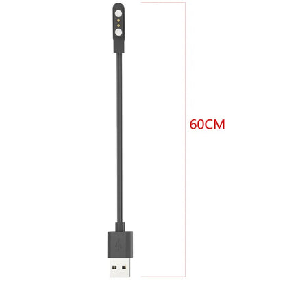 Smart Watch Charger for QCY Watch GTS 60cm Replacement Magnetic Watch USB Charging Cable Cord