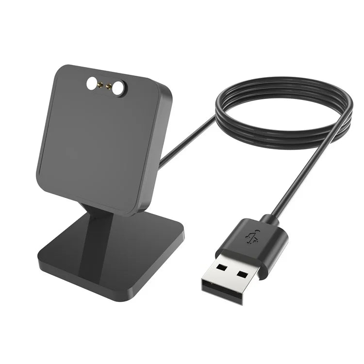 For QCY Watch GTS / GTC Magnetic Adsorption Charging Stand Smart Watch Charger with 1m USB Cable