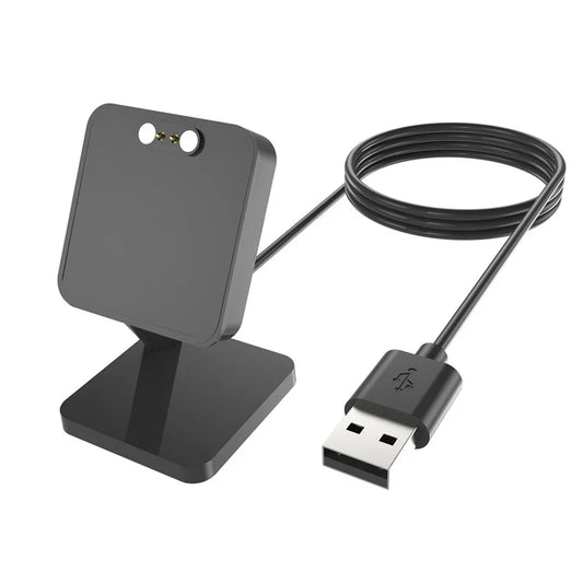 For QCY Watch GTS / GTC Magnetic Adsorption Charging Stand Smart Watch Charger with 1m USB Cable