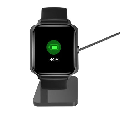 For QCY Watch GTS / GTC Magnetic Adsorption Charging Stand Smart Watch Charger with 1m USB Cable