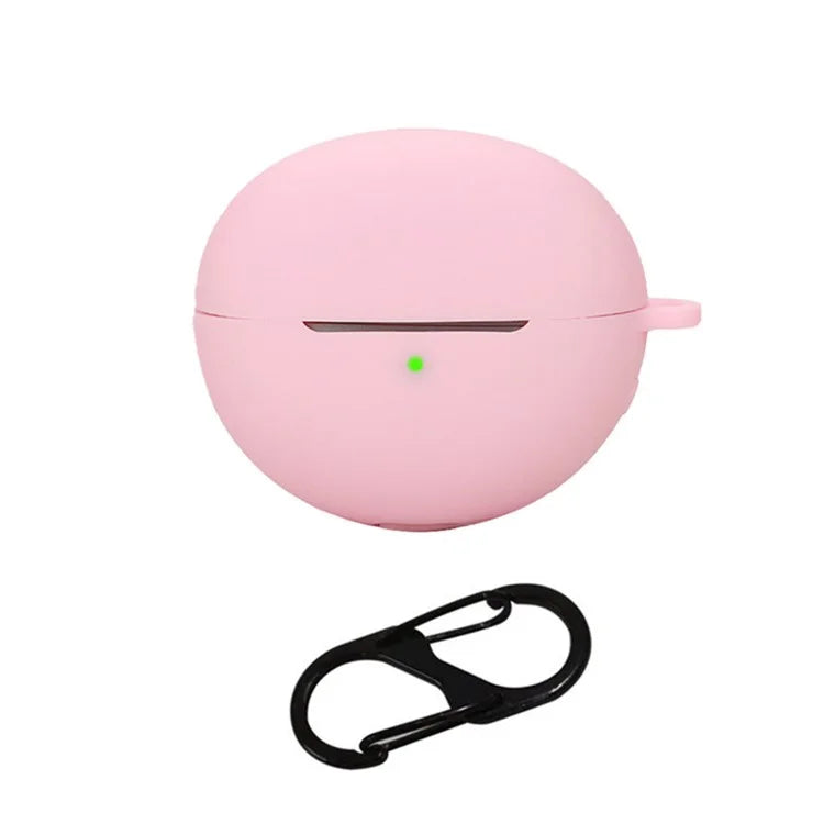 For Huawei FreeClip Earphone Protective Silicone Case Dust Cover with Hanging Buckle