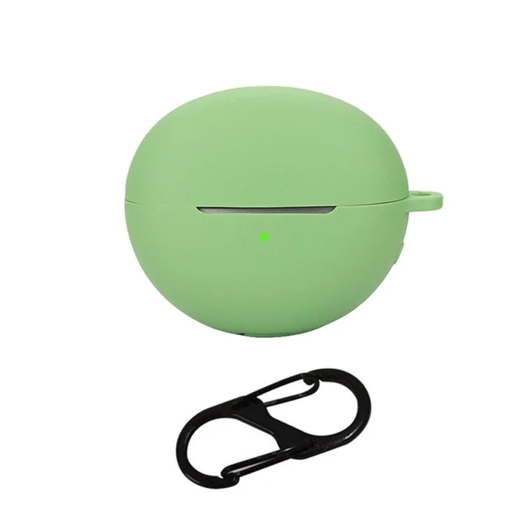 For Huawei FreeClip Earphone Protective Silicone Case Dust Cover with Hanging Buckle
