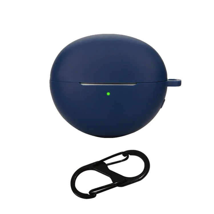 For Huawei FreeClip Earphone Protective Silicone Case Dust Cover with Hanging Buckle