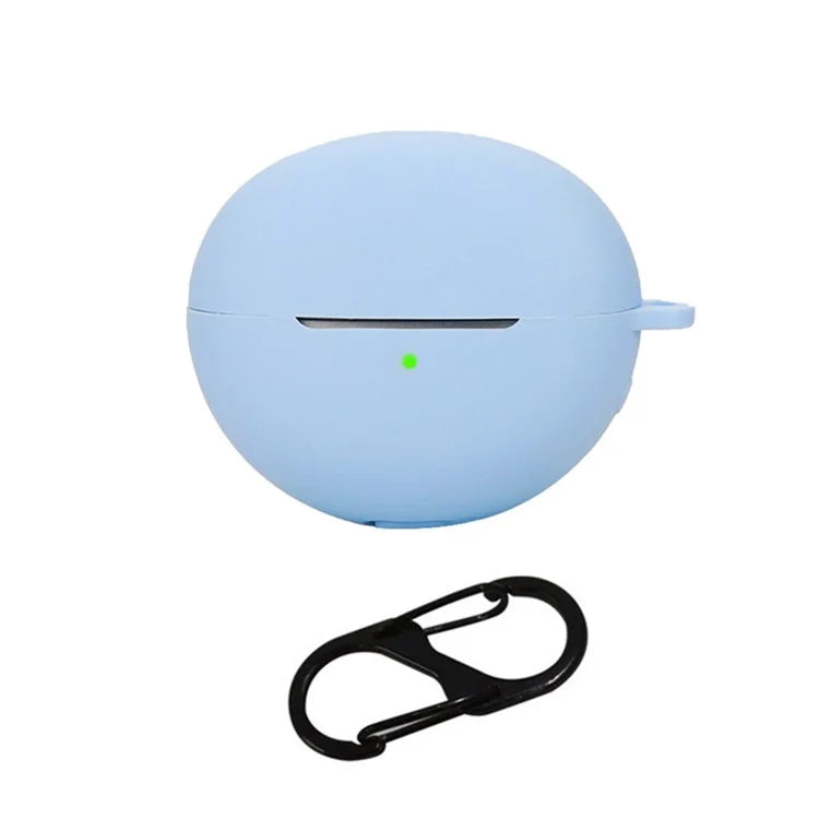 For Huawei FreeClip Earphone Protective Silicone Case Dust Cover with Hanging Buckle