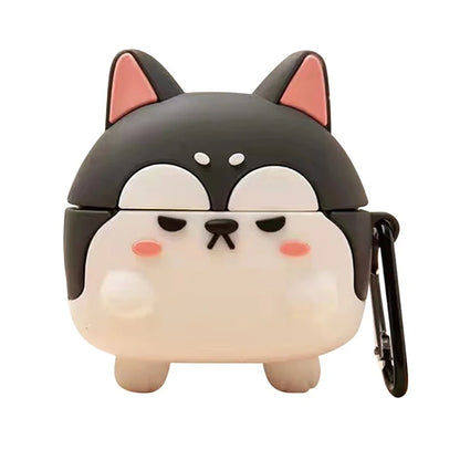 No.2 Soft Silicone Case for Huawei FreeBuds 4 Cartoon Shape Anti-scratch Protective Cover