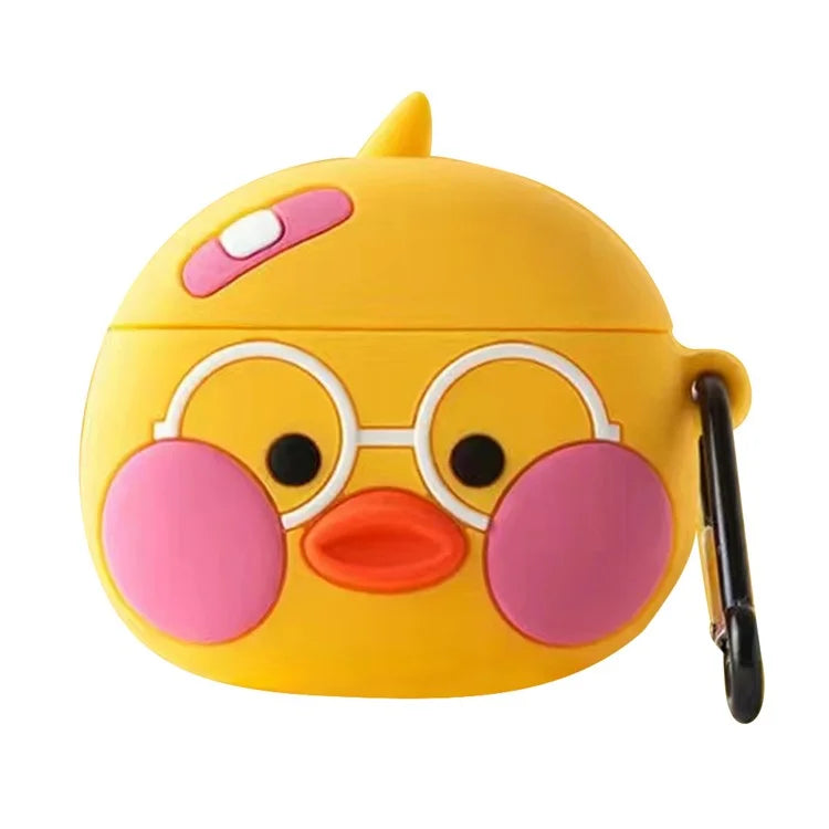 For Huawei FreeBuds 4 Cartoon Silicone Protective Cover Bluetooth Earphone Dustproof Shell