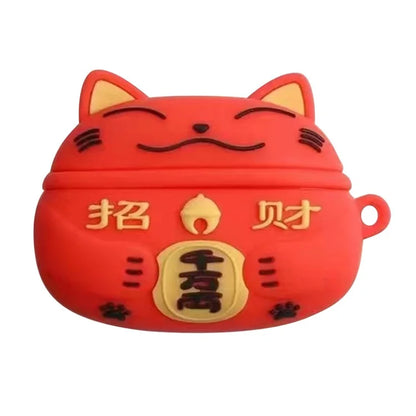 For Huawei FreeBuds 4 Cartoon Silicone Protective Cover Bluetooth Earphone Dustproof Shell