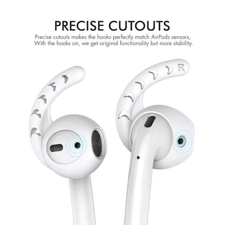 AHASTYLE PT14 for Apple AirPods with Charging Case (2016)  /  (2019)  /  AirPods with Wireless Charging Case (2019) 1 Pair Ear Hooks Ear Tips