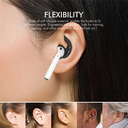 AHASTYLE PT14 for Apple AirPods with Charging Case (2016)  /  (2019)  /  AirPods with Wireless Charging Case (2019) 1 Pair Ear Hooks Ear Tips