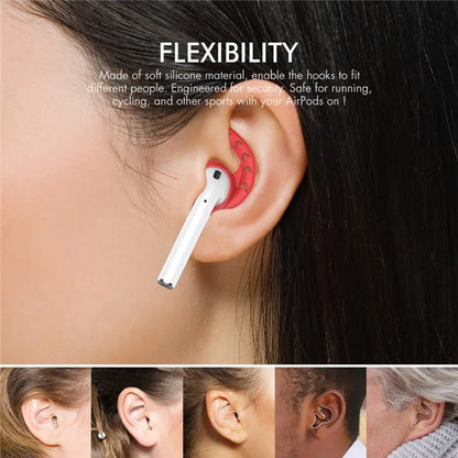 AHASTYLE PT14 for Apple AirPods with Charging Case (2016)  /  (2019)  /  AirPods with Wireless Charging Case (2019) 1 Pair Ear Hooks Ear Tips
