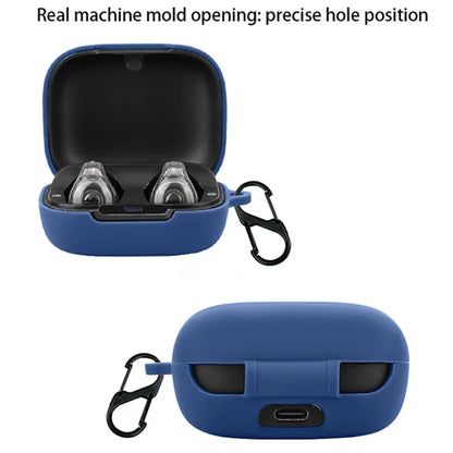 For Soundcore C30i Charging Case Cover Bluetooth Earbuds Silicone Case with Buckle
