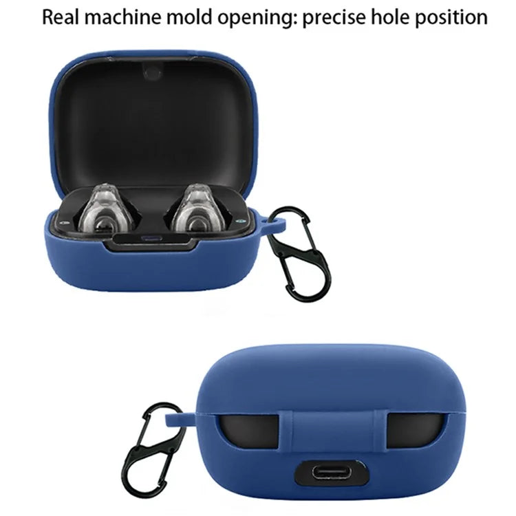 For Soundcore C30i Charging Case Cover Bluetooth Earbuds Silicone Case with Buckle