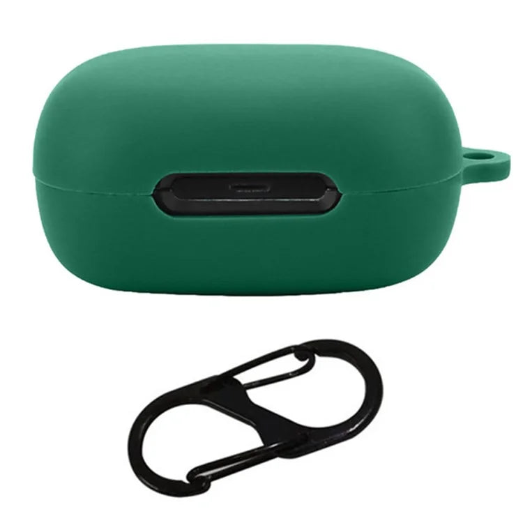 For Soundcore C30i Charging Case Cover Bluetooth Earbuds Silicone Case with Buckleish Green