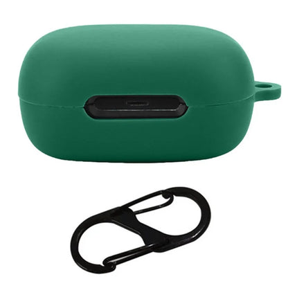 For Soundcore C30i Charging Case Cover Bluetooth Earbuds Silicone Case with Buckleish Green