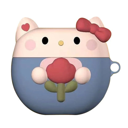 For Xiaomi Redmi Buds 4 Pro Lovely Cartoon Silicone Cover Bluetooth Earphone Protection Sleeve