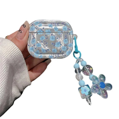 Anti-Scratch Cover for AirPods Pro Flexible TPU Case Earphone Sleeve with Pendant