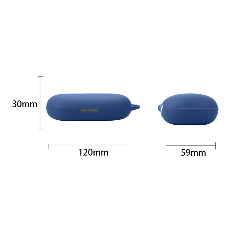 For Xiaomi OWS Earphone Cover Protection Sleeve Silicone Case with Buckleish Green