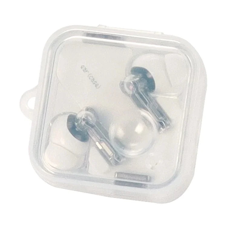 For Nothing Ear (3) Silicone Cover Wireless Bluetooth Earphone Case with Anti-lost Buckle