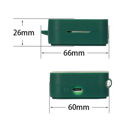For Nothing Ear (3) Silicone Cover Wireless Bluetooth Earphone Case with Anti-lost Buckle